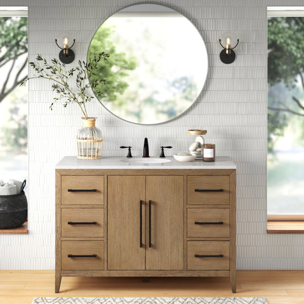 Mercury Row® Alsup 48" Single Bathroom Vanity & Reviews Wayfair